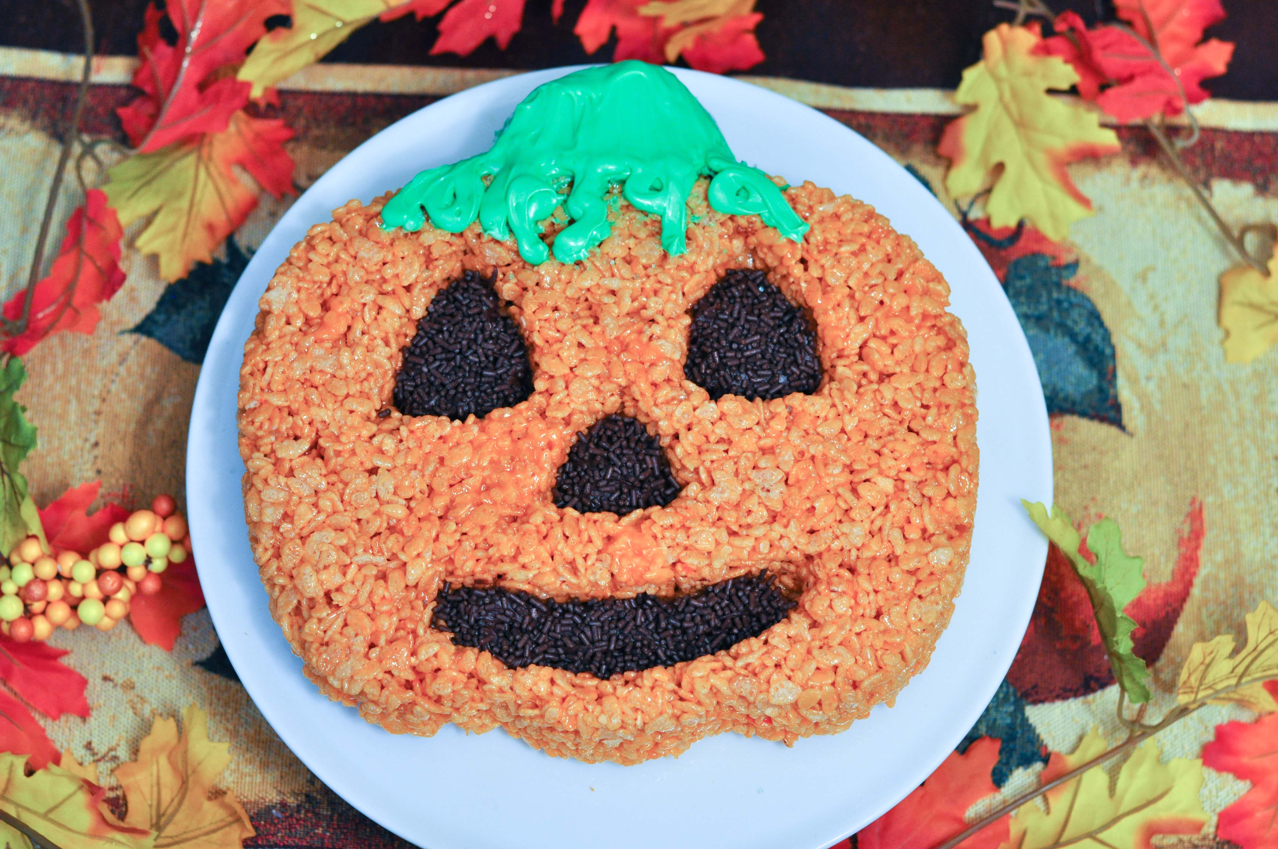 Big Pumpkin Rice Krispies Treat