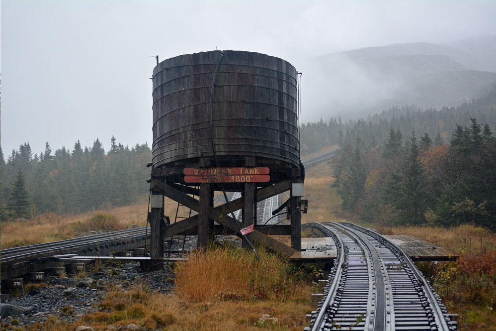 Mount Washington Cog Railway fall