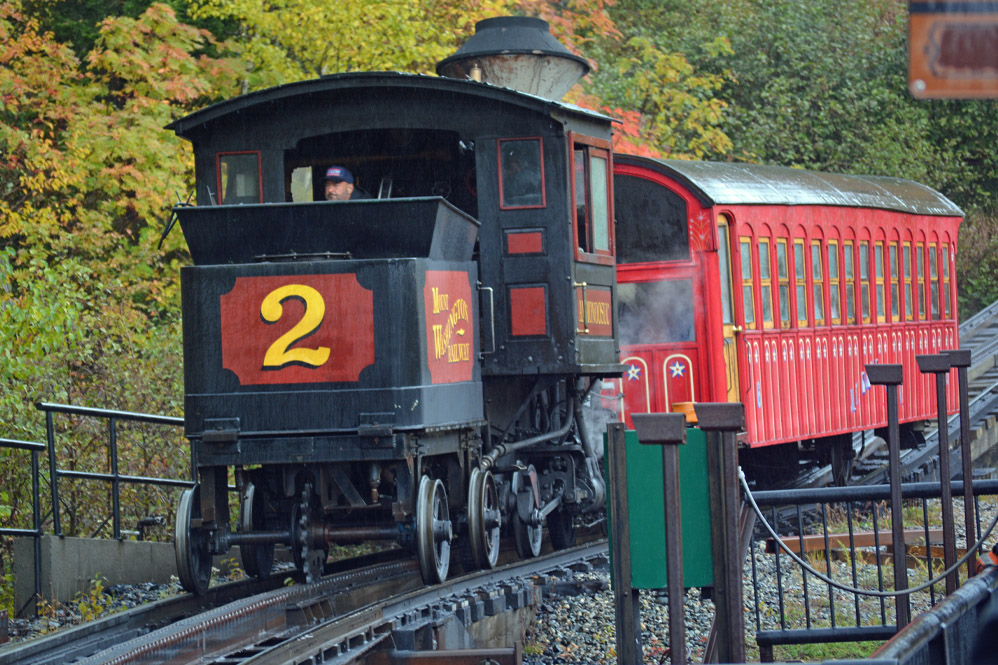 Mount Washington Cog Railway steam train