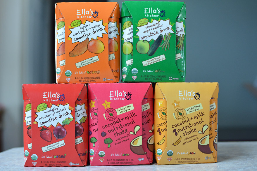 Ella’s Kitchen smoothie drinks