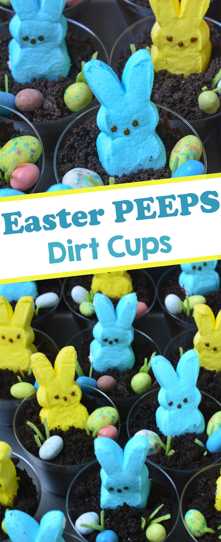 Easter Dirt Cups - My Heavenly Recipes