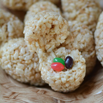 Hidden Surprise Rice Krispies Eggs