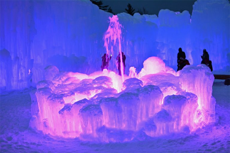 Experience A Winter Wonderland at the Ice Castles