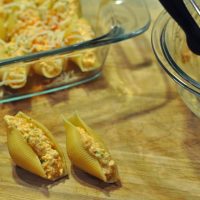 Buffalo Chicken Stuffed Shells