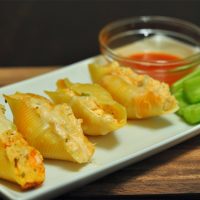 Buffalo Chicken Stuffed Shells