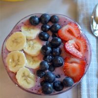 Banana Berry Smoothie Bowls