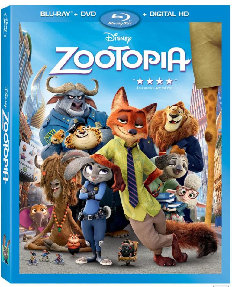 Disney Zootopia Arrives on Blu-Ray, DVD, and Digital Today + Giveaway