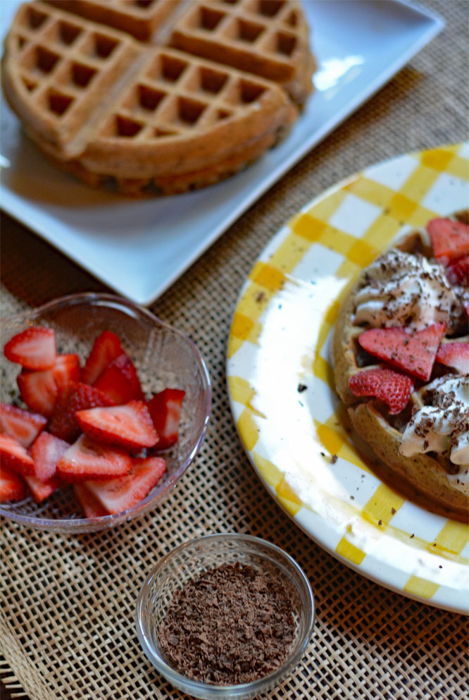 Chocolate Belgian Waffles