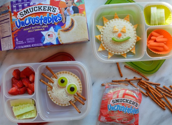 School lunch ideas uncrustables