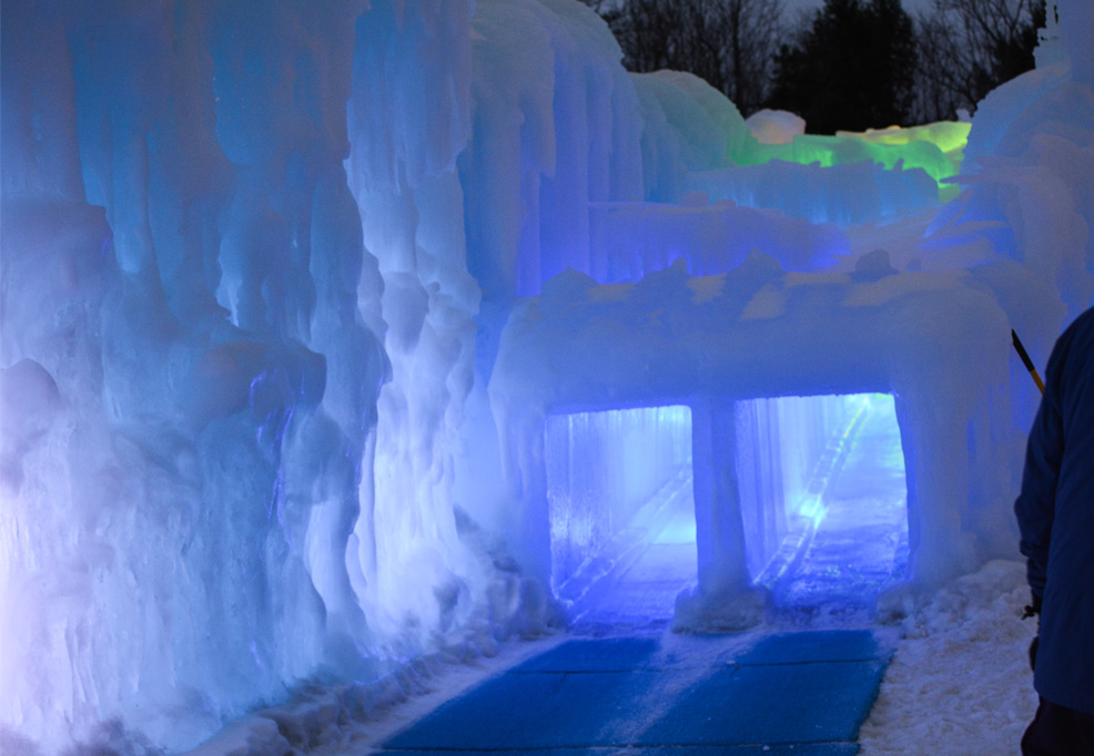 ice castle slide