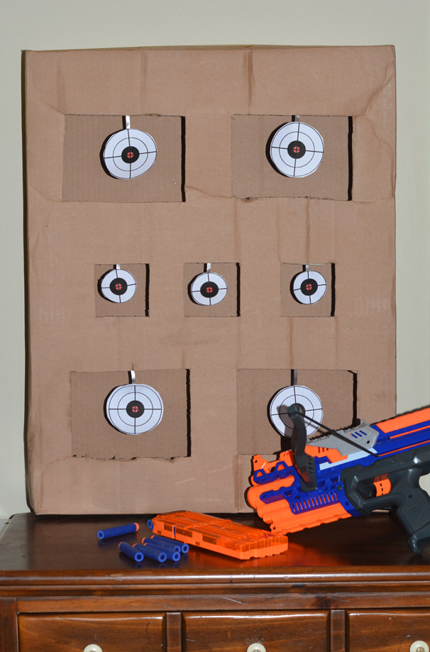 You'll be on target for hosting the ultimate Nerf birthday party with these fun Nerf party ideas. Find ideas for DIY Nerf games, a cake, decorations, and a snack table.