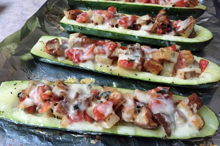 Stuffed Zucchini Boats
