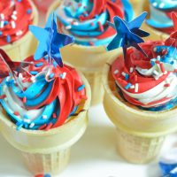 4th of july cupcakes