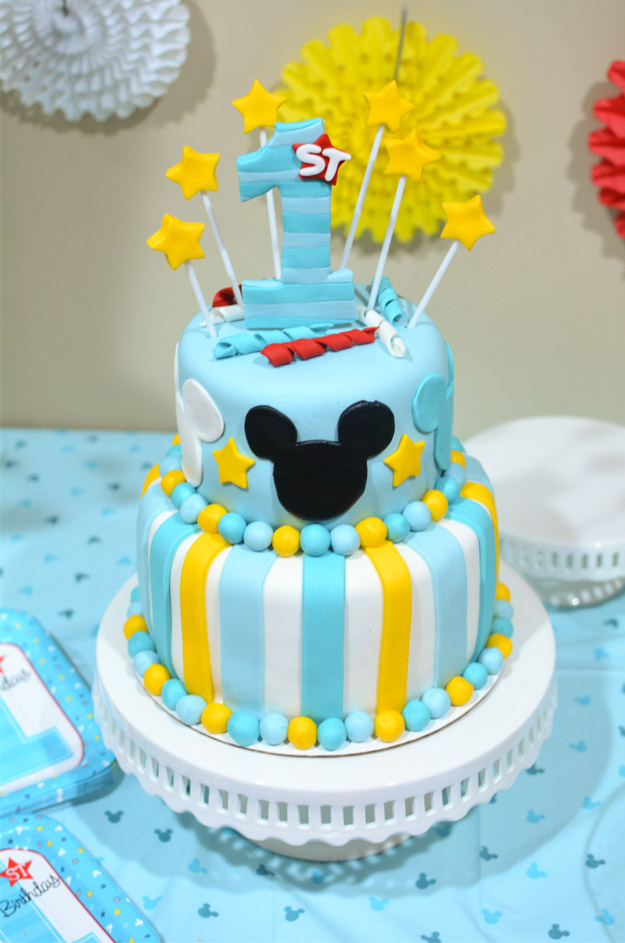 Mickey 1st Birthday Cake