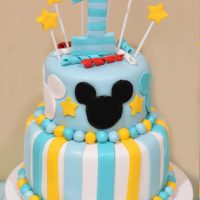 Mickey 1st Birthday Cake