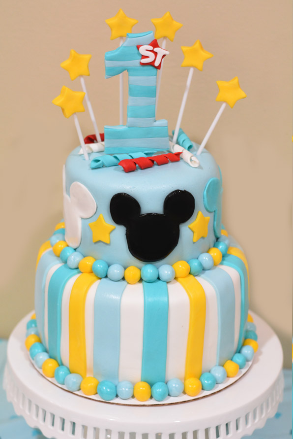 Mickey 1st Birthday Cake