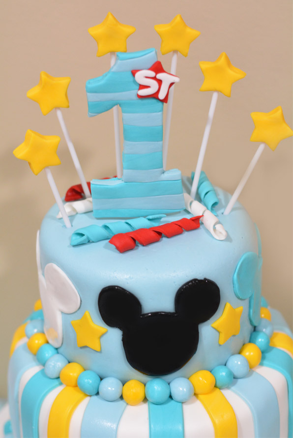 Mickey Mouse 1st Birtday Cake