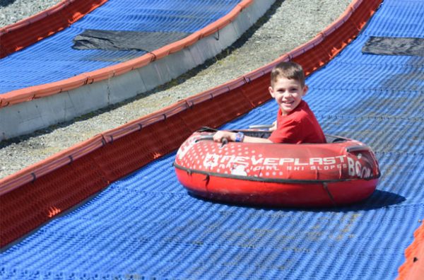 santas village summer tube ride