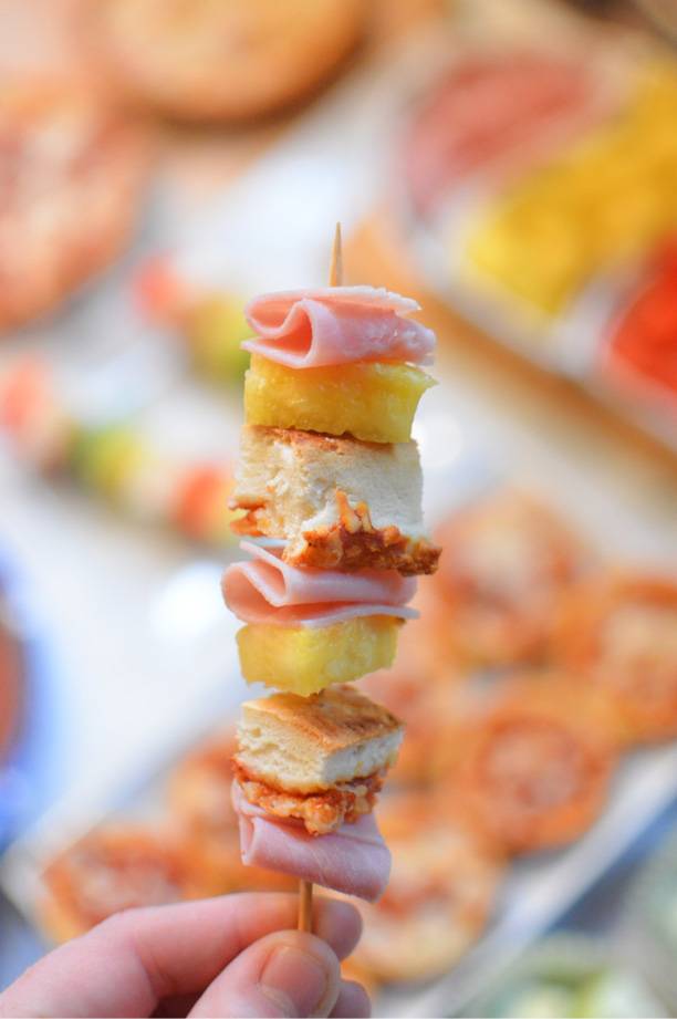 Hawaiian Pizza Skewer