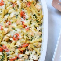 Tomato Basil Pasta with Chicken