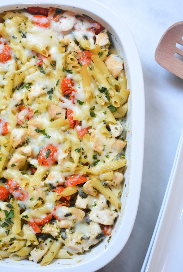 Tomato Basil Pasta with Chicken