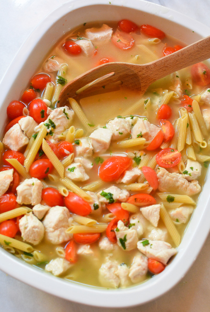 Tomato Basil Pasta with Chicken