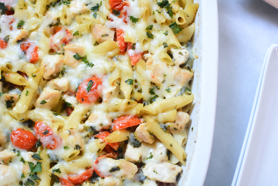 Tomato Basil Pasta with Chicken