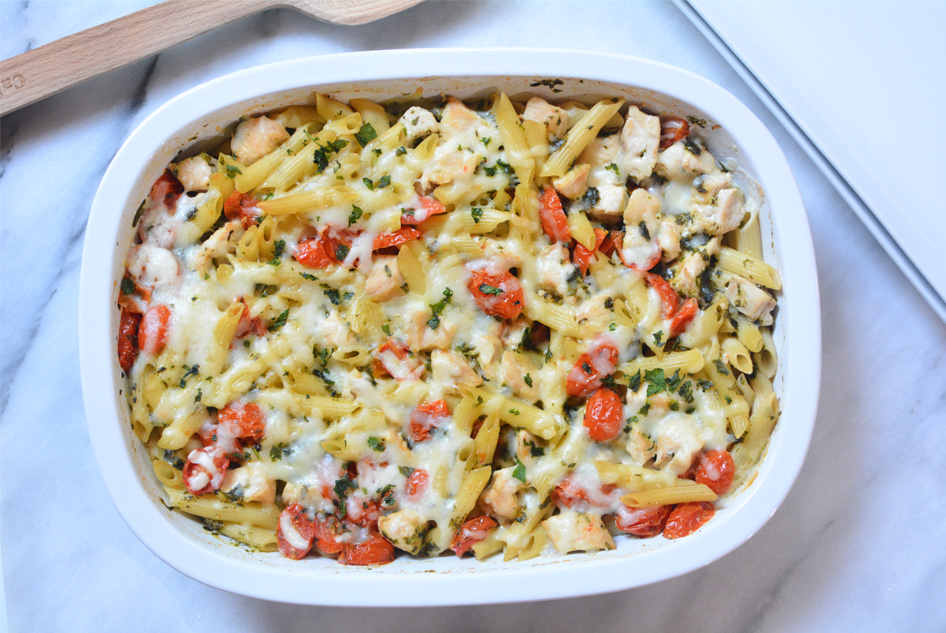 Tomato Basil Pasta with Chicken