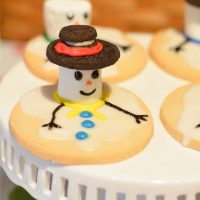 melting snowman cookies