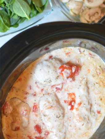 crock pot creamy garlic chicken