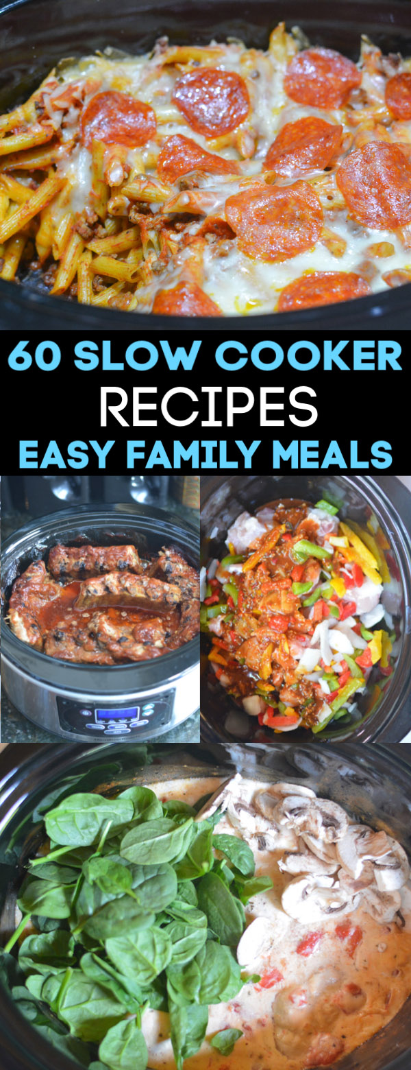 Slow Cooker Recipes - Recipe List with 60 Recipes