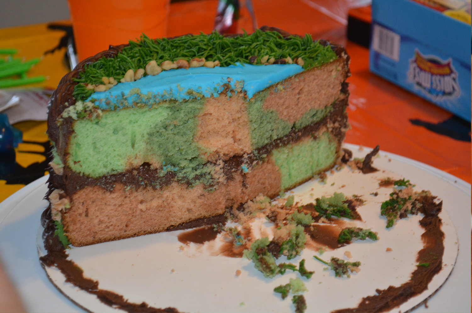 Camoflage cake