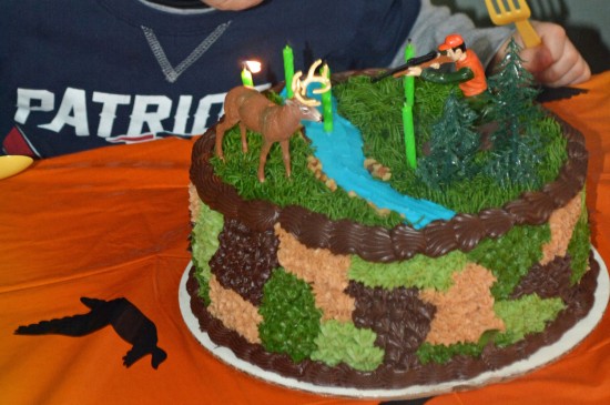 Hunting Cake - Hunting Birthday Party Ideas and Camouflage Cake