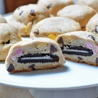 oreo stuffed chocolate chip cookies