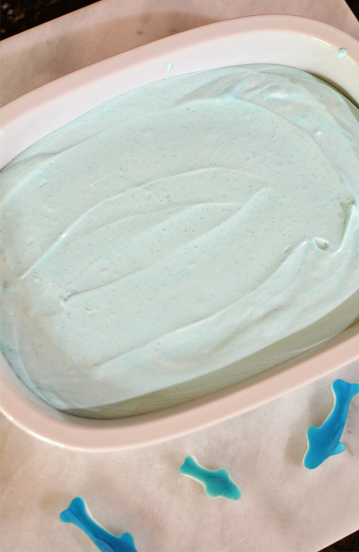 whipped blue raspberry jello