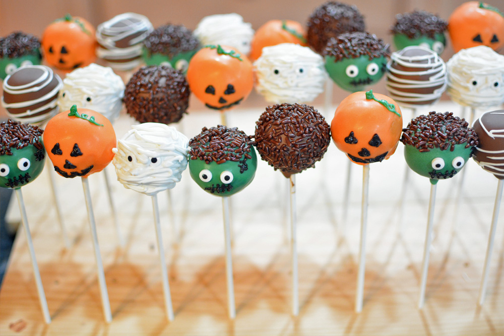 Frankenstein cake pops