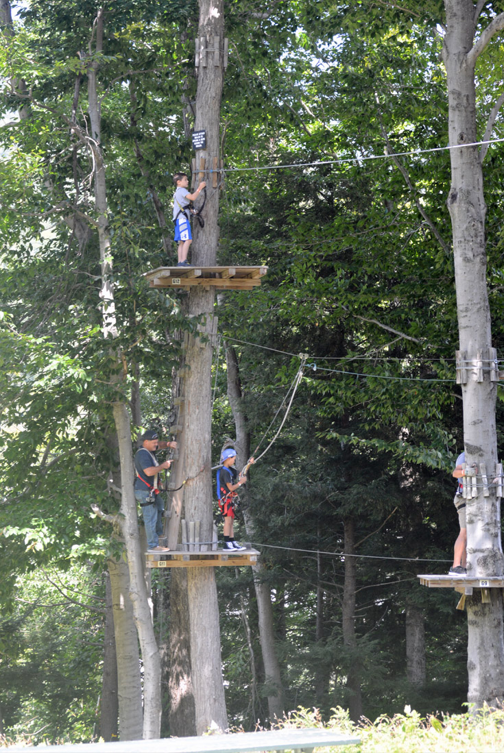 aerial ropes course new hampshire white mountains