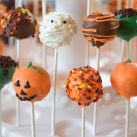 pumpking cake pops