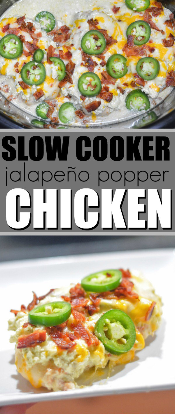 Slow Cooker Jalapeno Popper Chicken - Mommy's Fabulous Finds