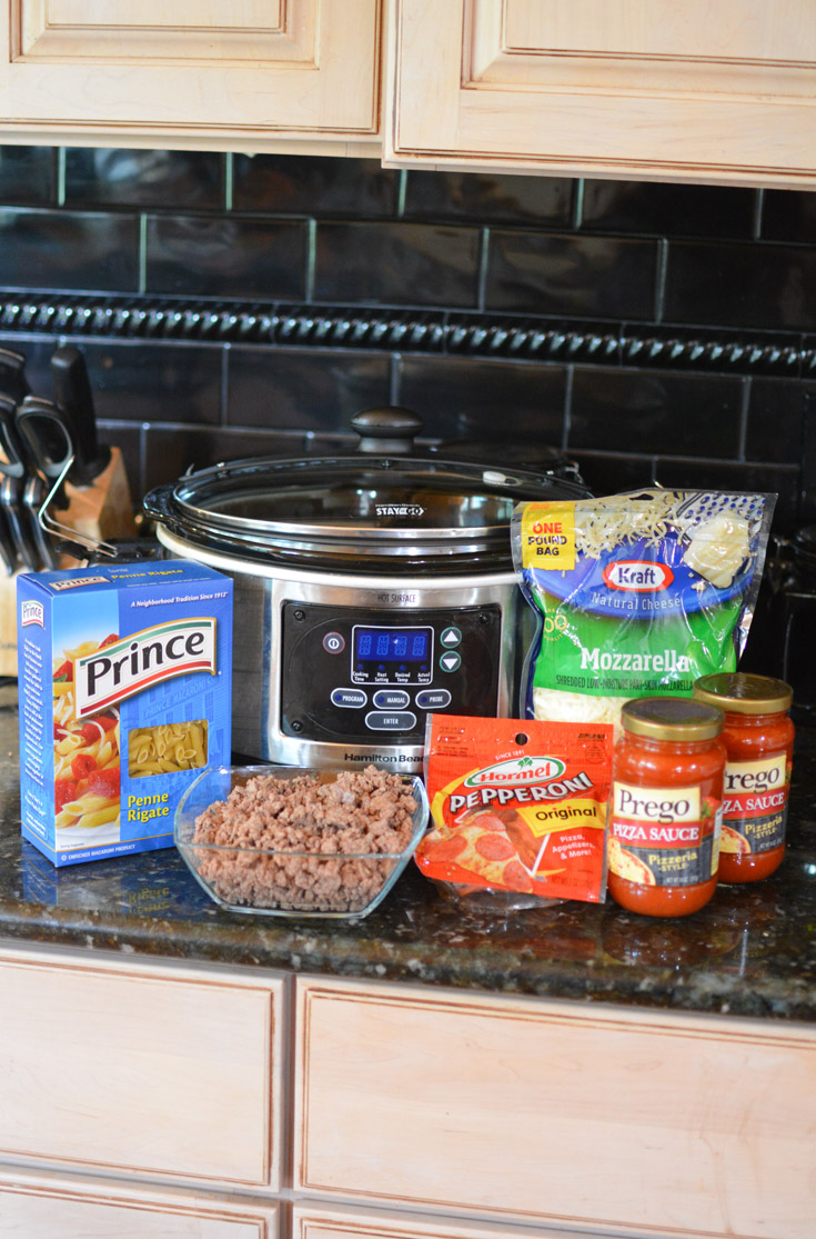 crockpot pizza casserole ingredients