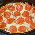 Slow Cooker Pizza Casserole