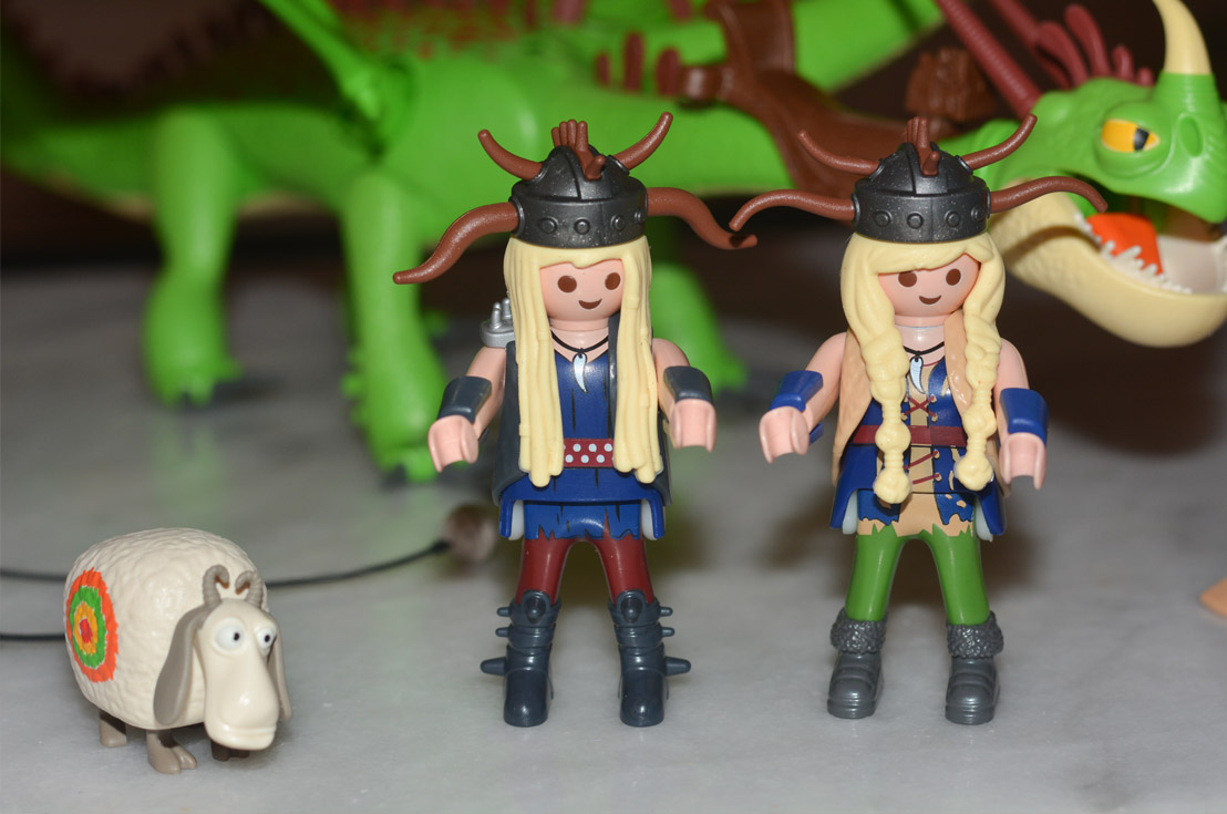 Playmobil Dragons Ruffnut and Tuffnut with Barf and Belch
