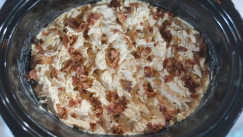 Slow Cooker Cream Cheese Chicken with Bacon and Ranch