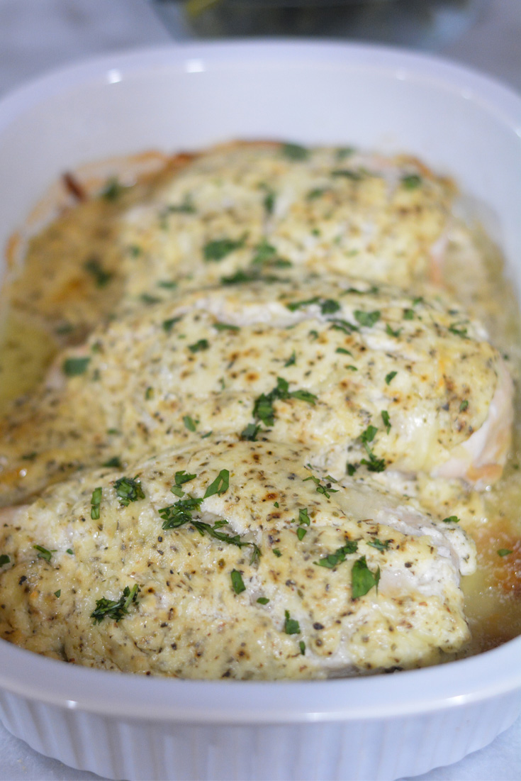 sour cream chicken cooked in the oven