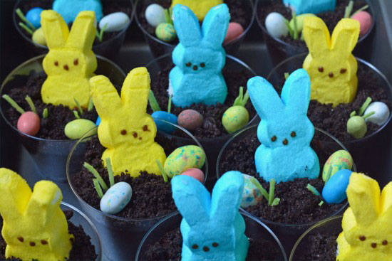 Easter Dirt Cups