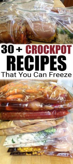 crockpot freezer meals in bags