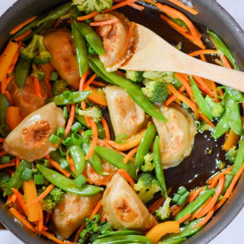 20 Minute Vegetable Dumplings Stir Fry Mommy's Fabulous Finds