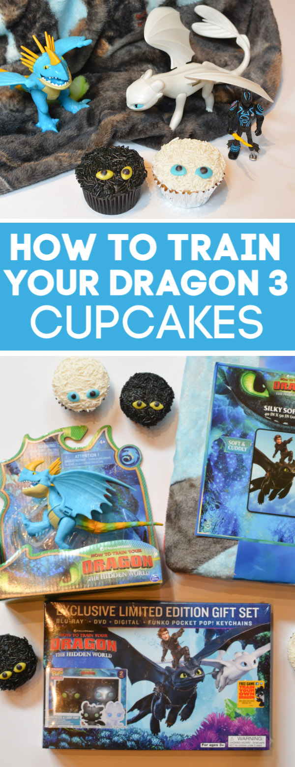 how to train your dragon 3 cupcakes