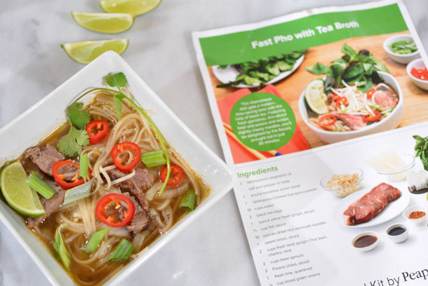 peapod fast pho meal kit