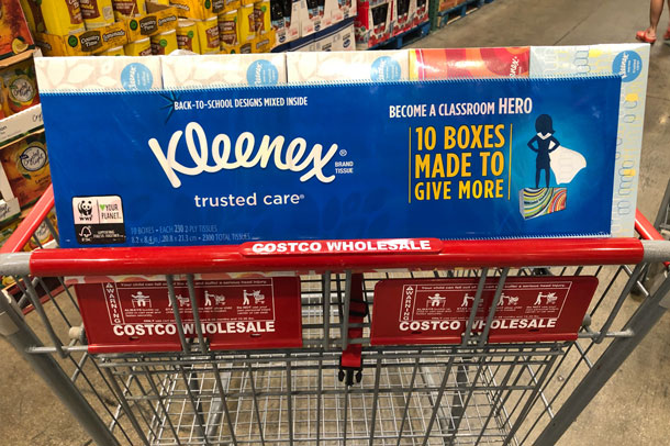 kleenex back to school bundle costco